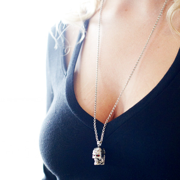 The Terminator T-800 Endoskeleton Skull Pendant