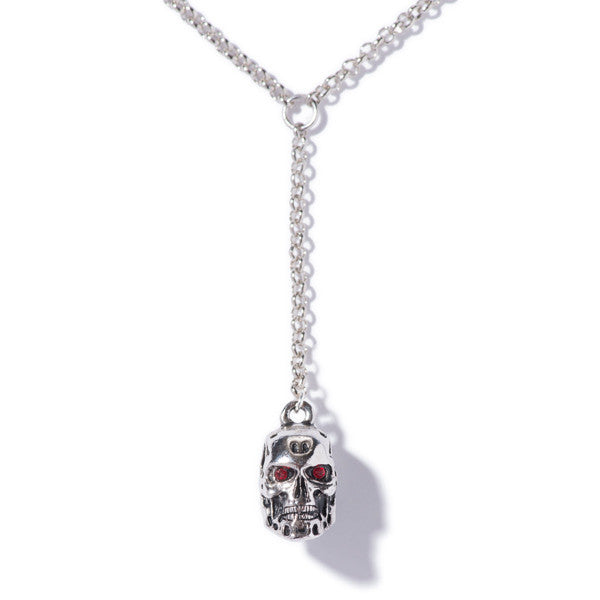 Terminator T-800 Endoskeleton Skull Y-Necklace