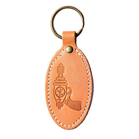 Leather Key Fobs (Oval) : Raygun - museum of robots