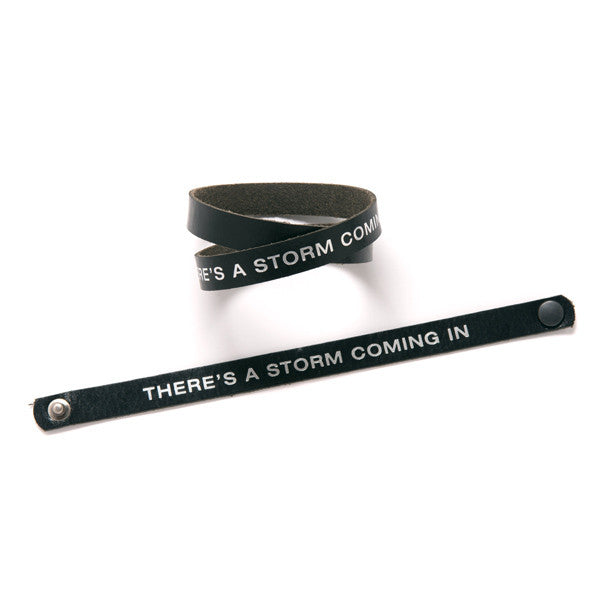 Terminator Dialogue Bracelet Double Wrap: There's a Storm Coming In